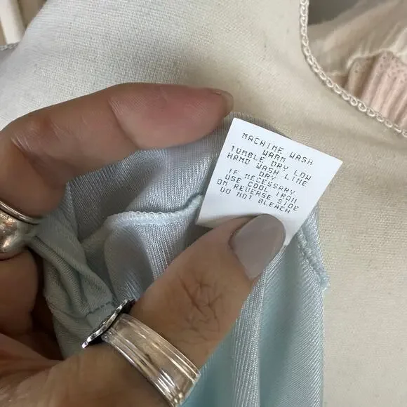 Katz sz. Small vintage blue night gown, Wendy, classic, summer, feminine #4148 - Picture 9 of 10